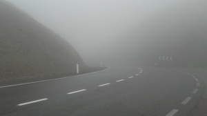 mgła droga grossglockner hochalpenstrasse